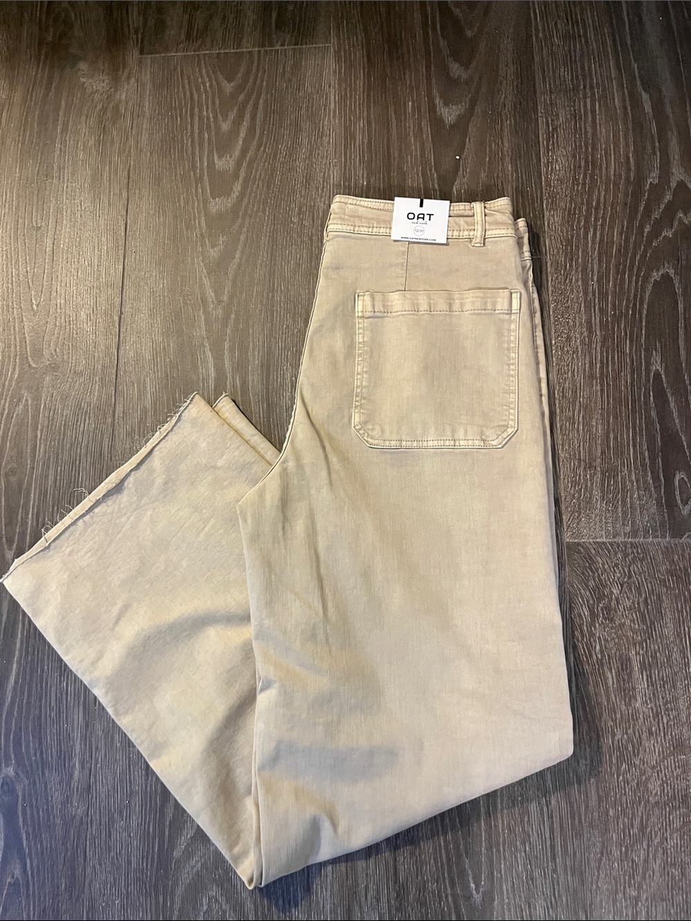 Oat New York Women’s Wide Leg Beige Casual Pants